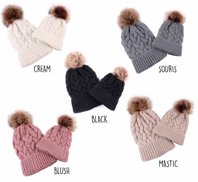 couleurs bonnets adulte enfant maison little