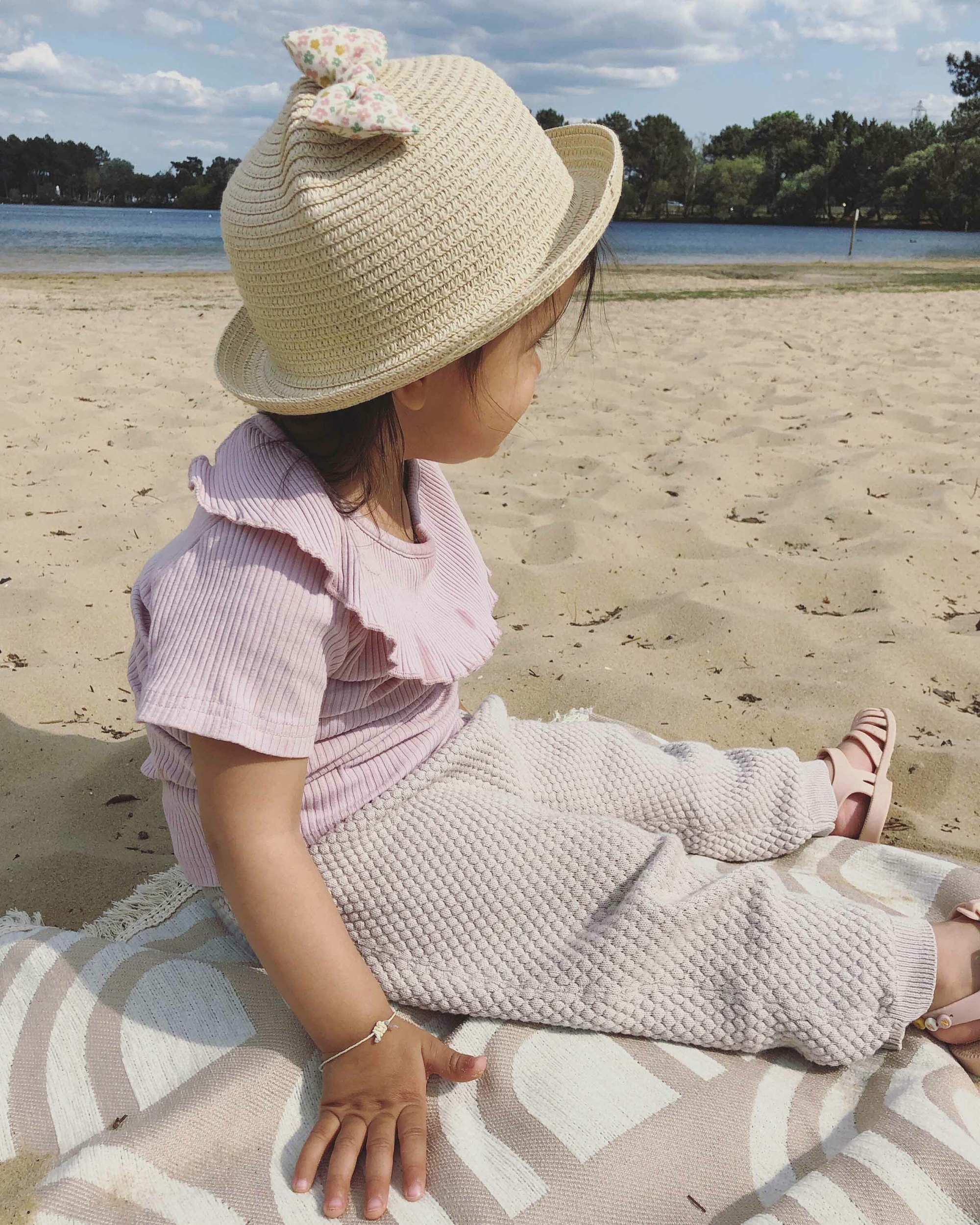 look ete bebe plage chapeau de soleil