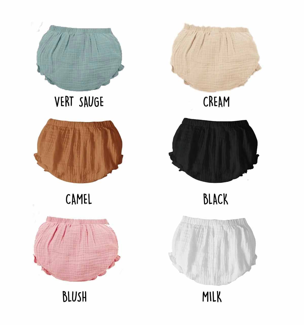 couleur bloomer naissance double gaze maison little