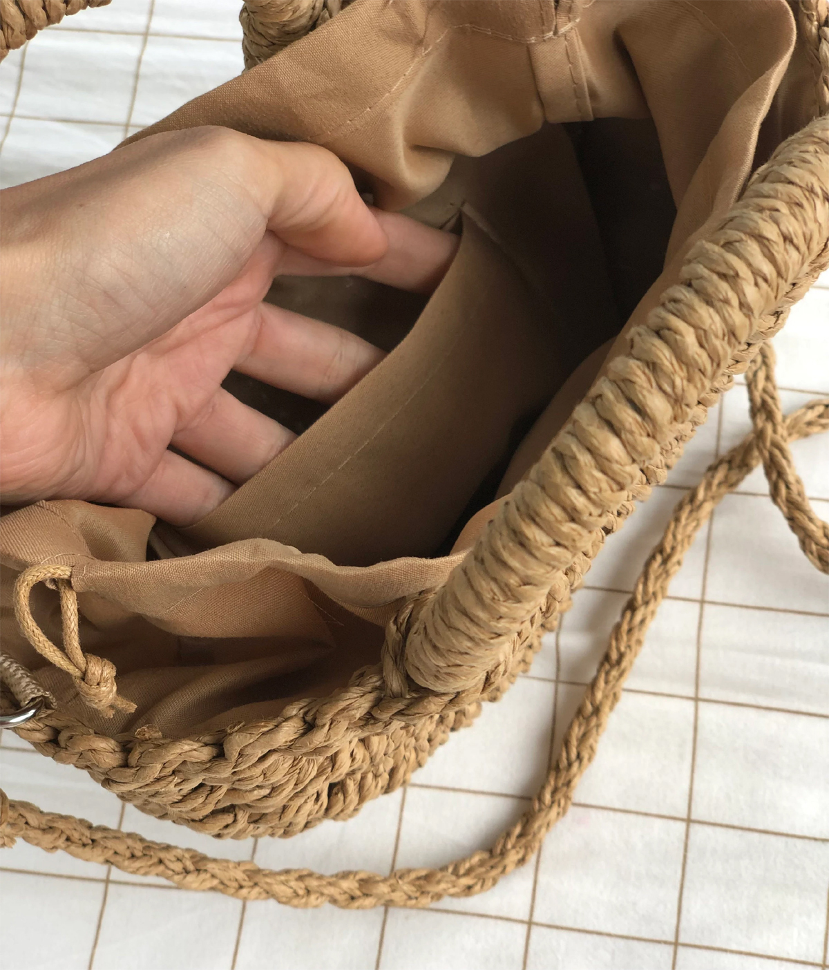 sac à main été à poignée ronde prénom perles