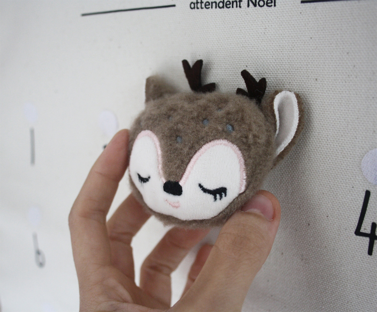 renne en peluche calendrier de lavent