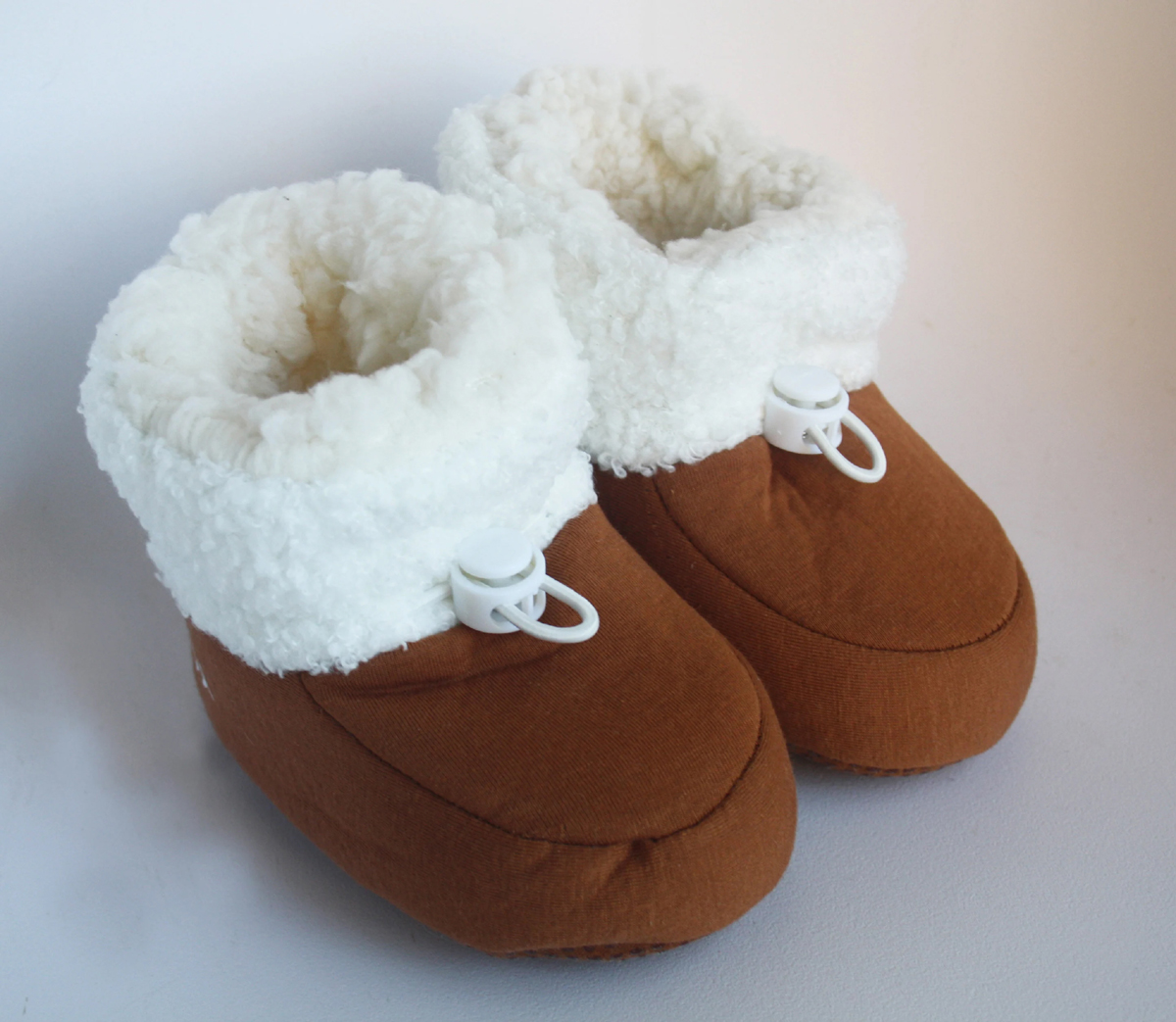 bottines bébé chaudes douillettes à resserer élastique