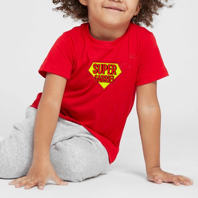 t-shirt-manches-courtes-rouge-super-hero-enfant