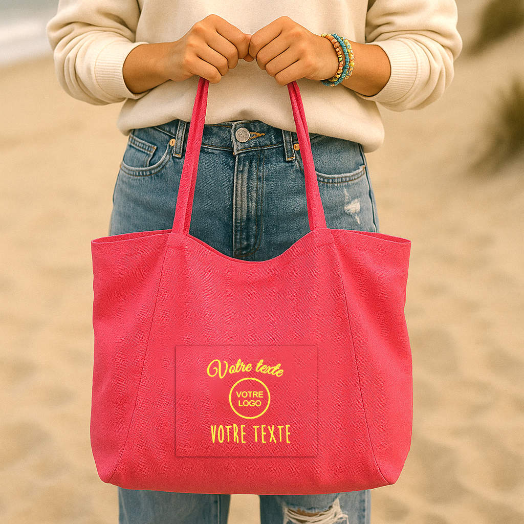 grand-sac-toile-rose-epaule-a-poche-a-customiser copy