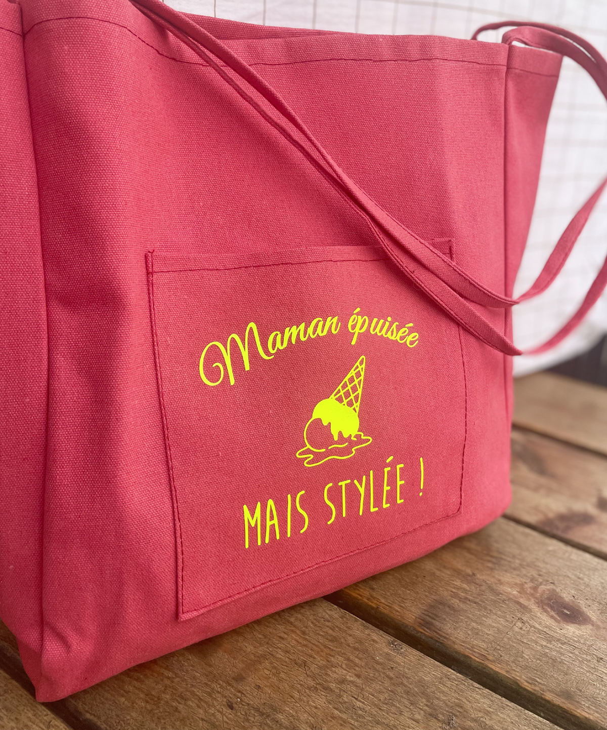 sac-toile-semi-rigide-plage-rose-jaune