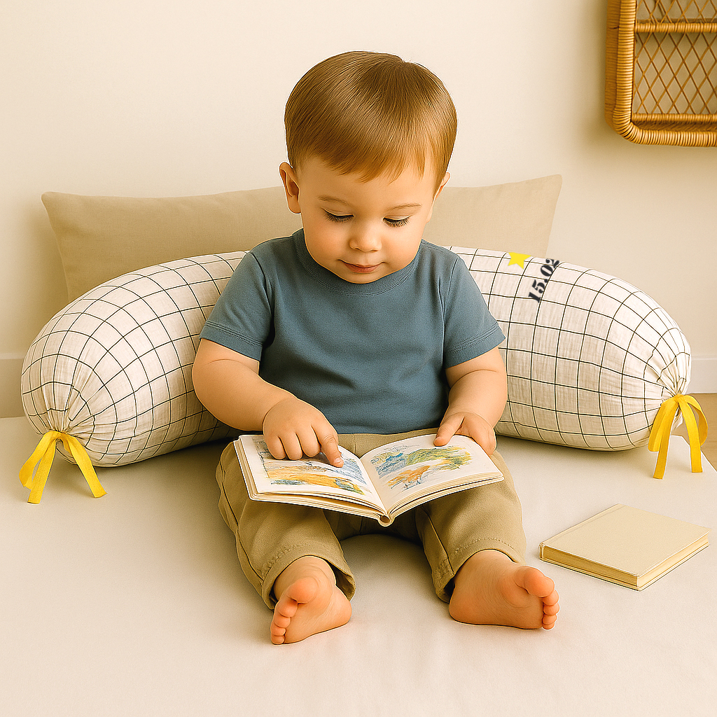 traversin-4-en-1-coussin-enfant-deco-carreaux-liens-jaune