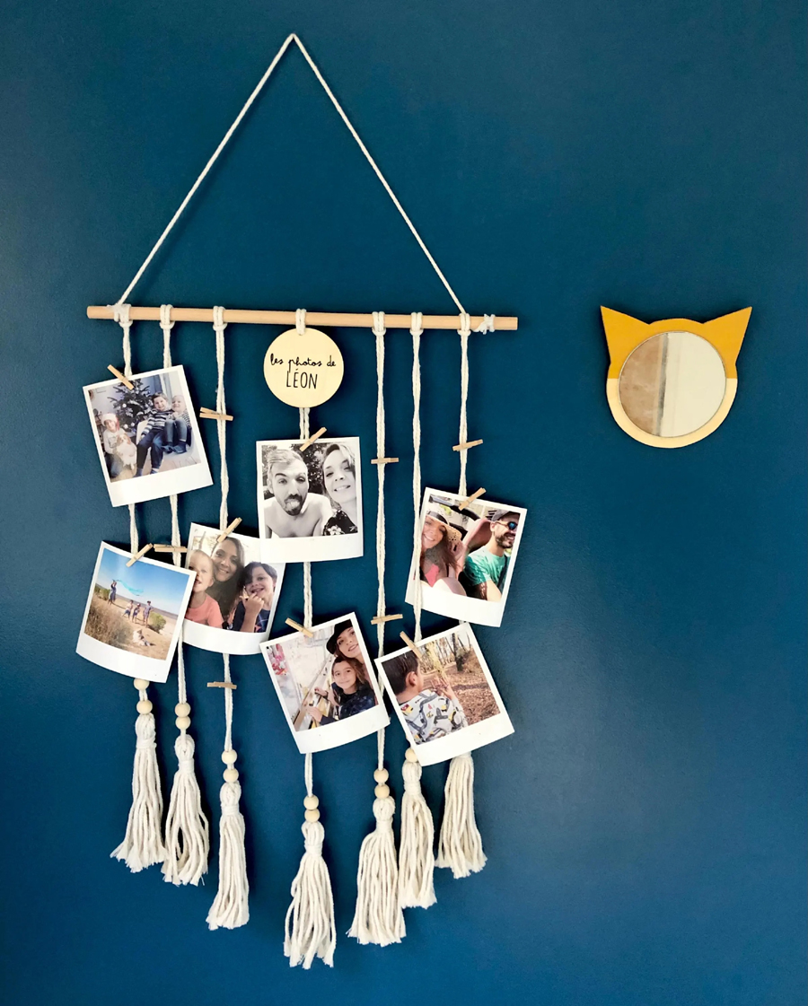 suspension-photos-bois-macrame-personnalisable