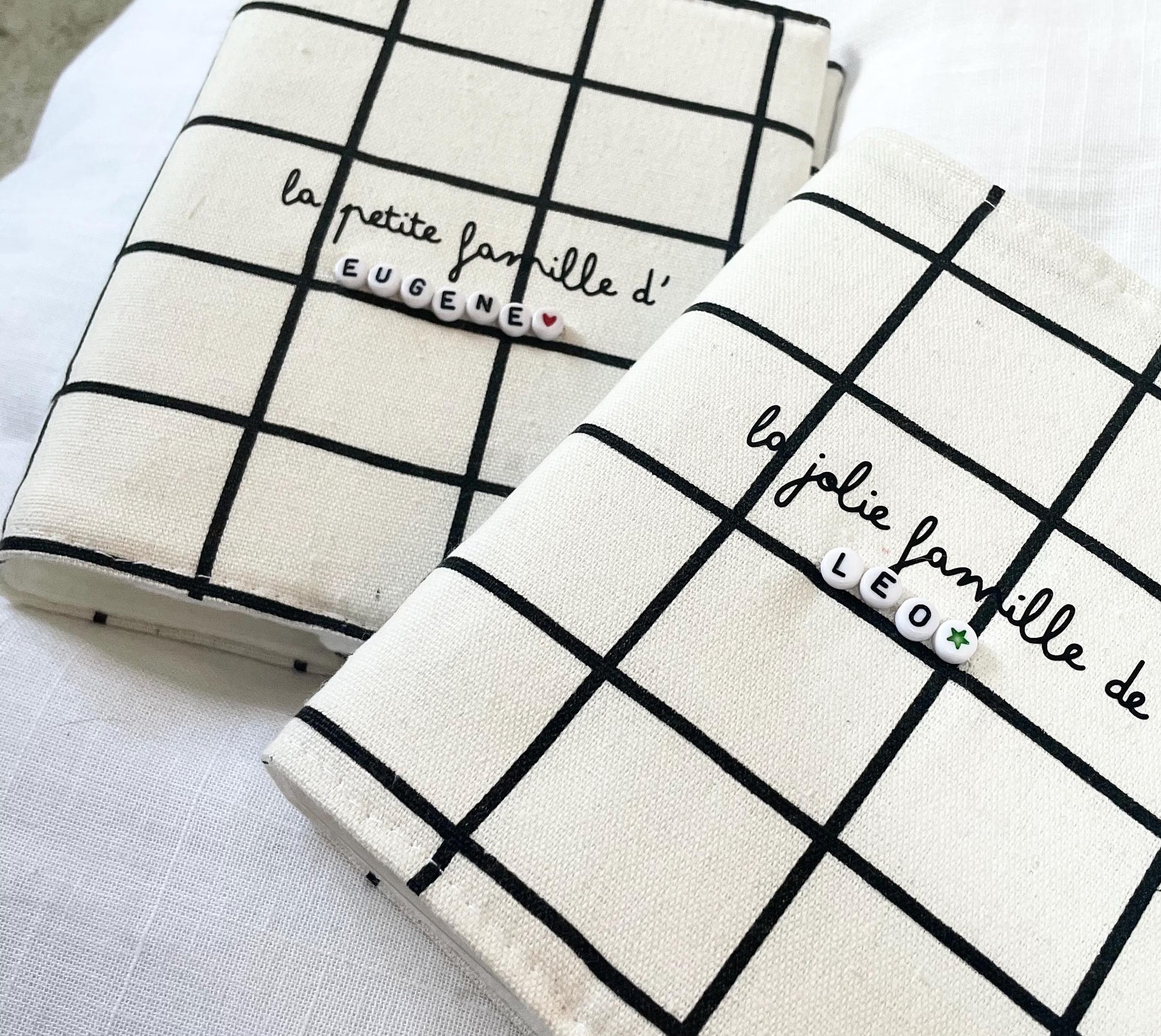 livre tissu pour enfant avec prénom