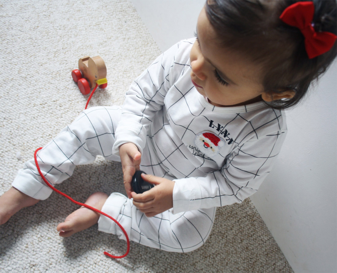 pyjama-blanc-carreaux-noel-personnalise-lynn