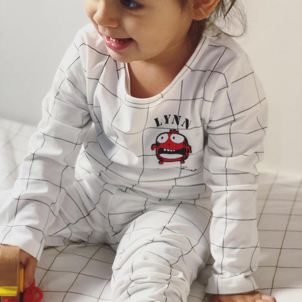 pyjama-fille-garcon-theme-monstre-doux-coton