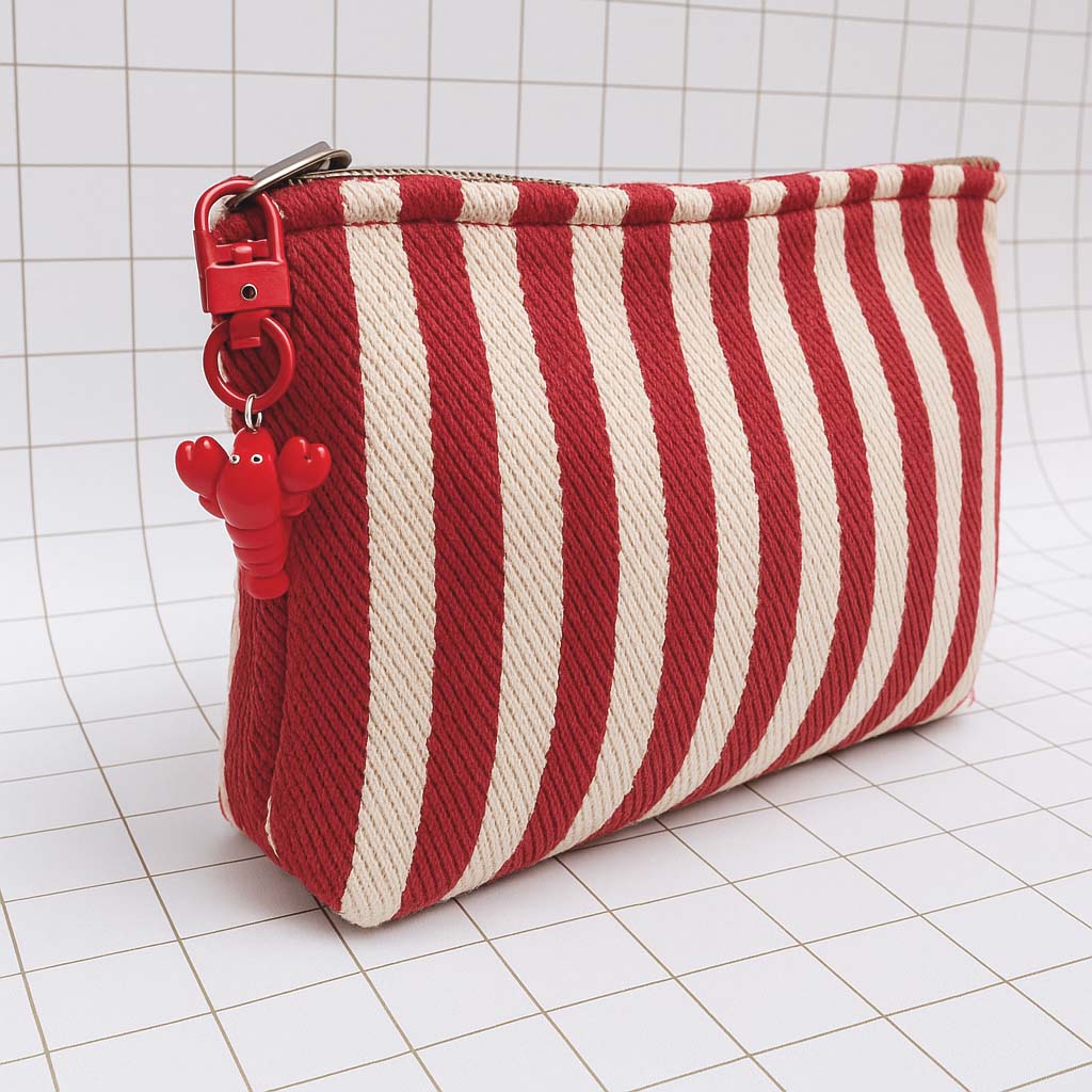 grande-trousse-toile-coton-rayee-rouge-blanc-breloque-homard