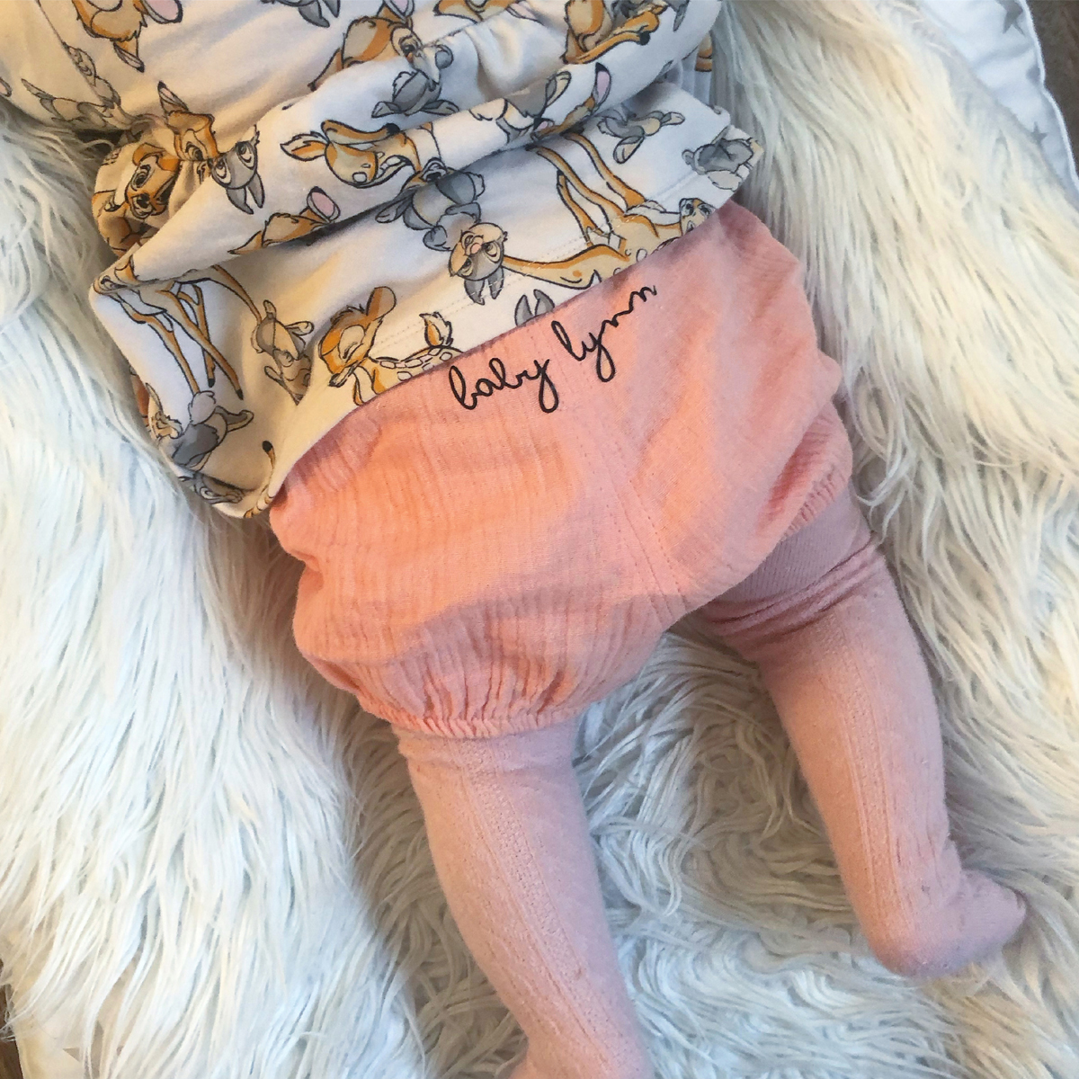 cadeau naissance personnalisable prénom culotte élastiquée froncée