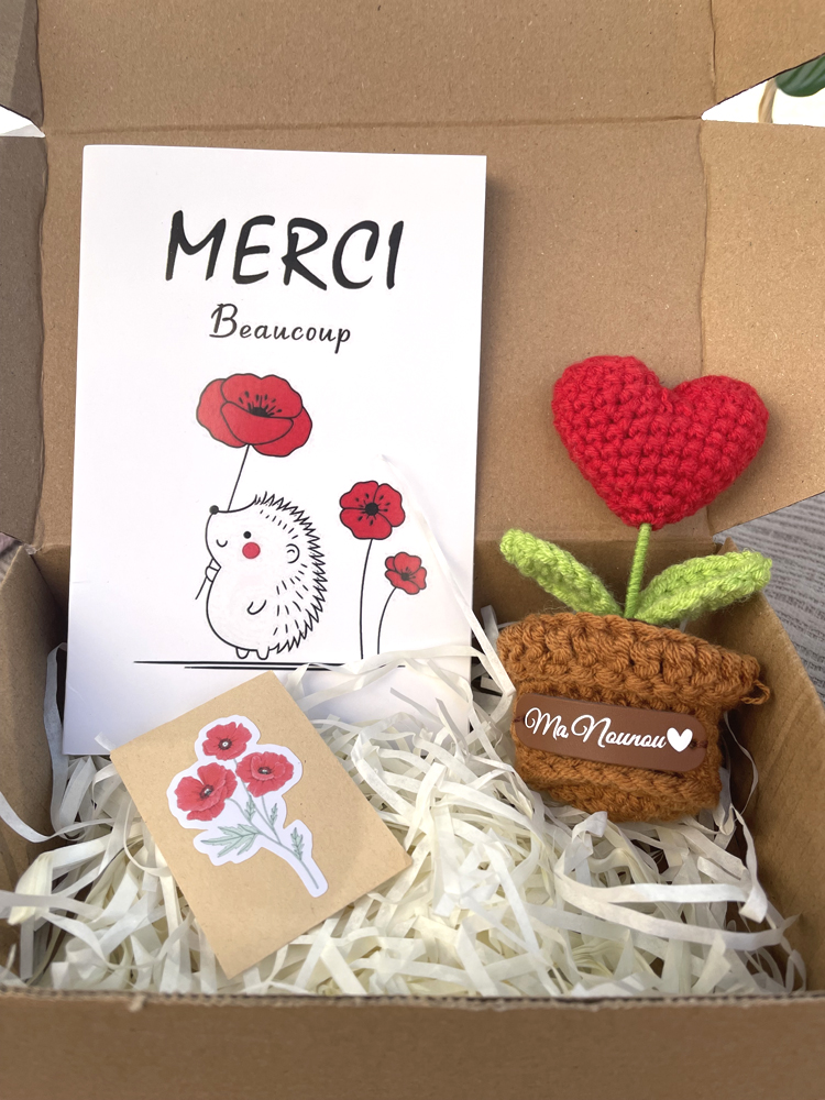 coffret-cadeau-fin-annee-maitresse-nounou-atsem-fleur-coeur-crochet-personnalise