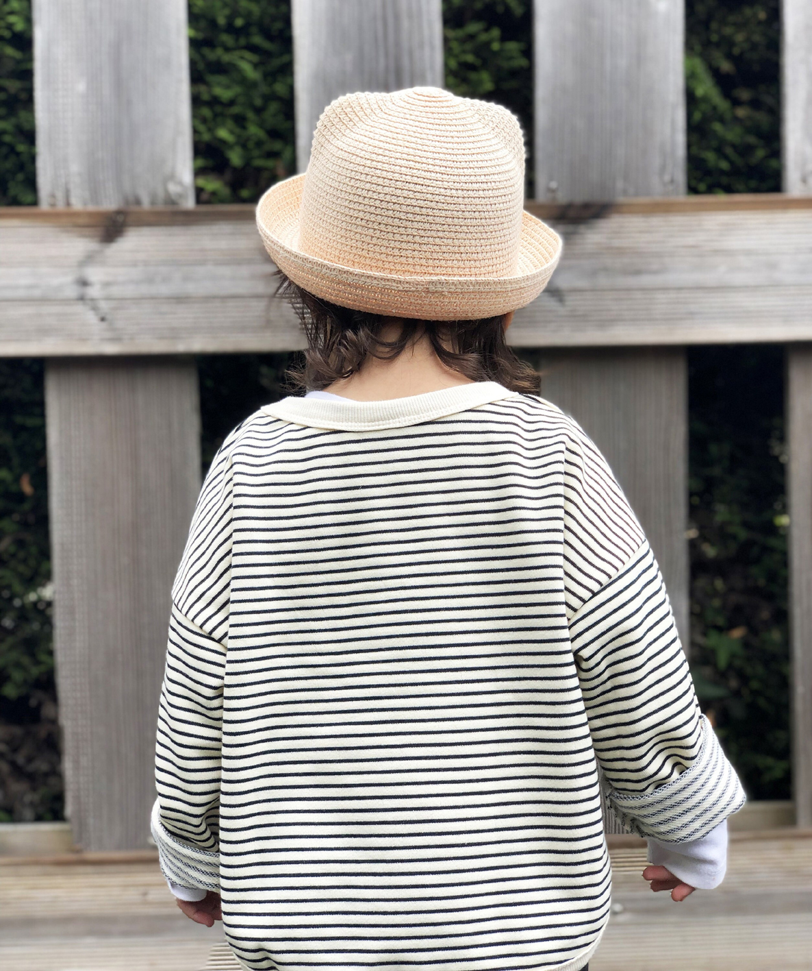 pull enfant en coton léger été rayures