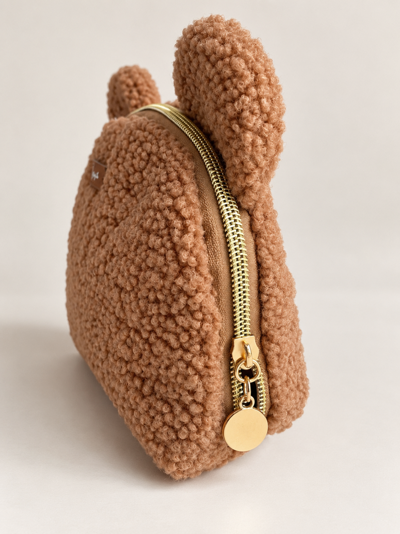 trousse-ourson-bouclette-fermeture-eclair-doree