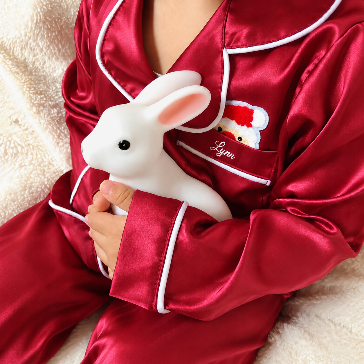 pyjama-noel-enfant-personnalise-rouge