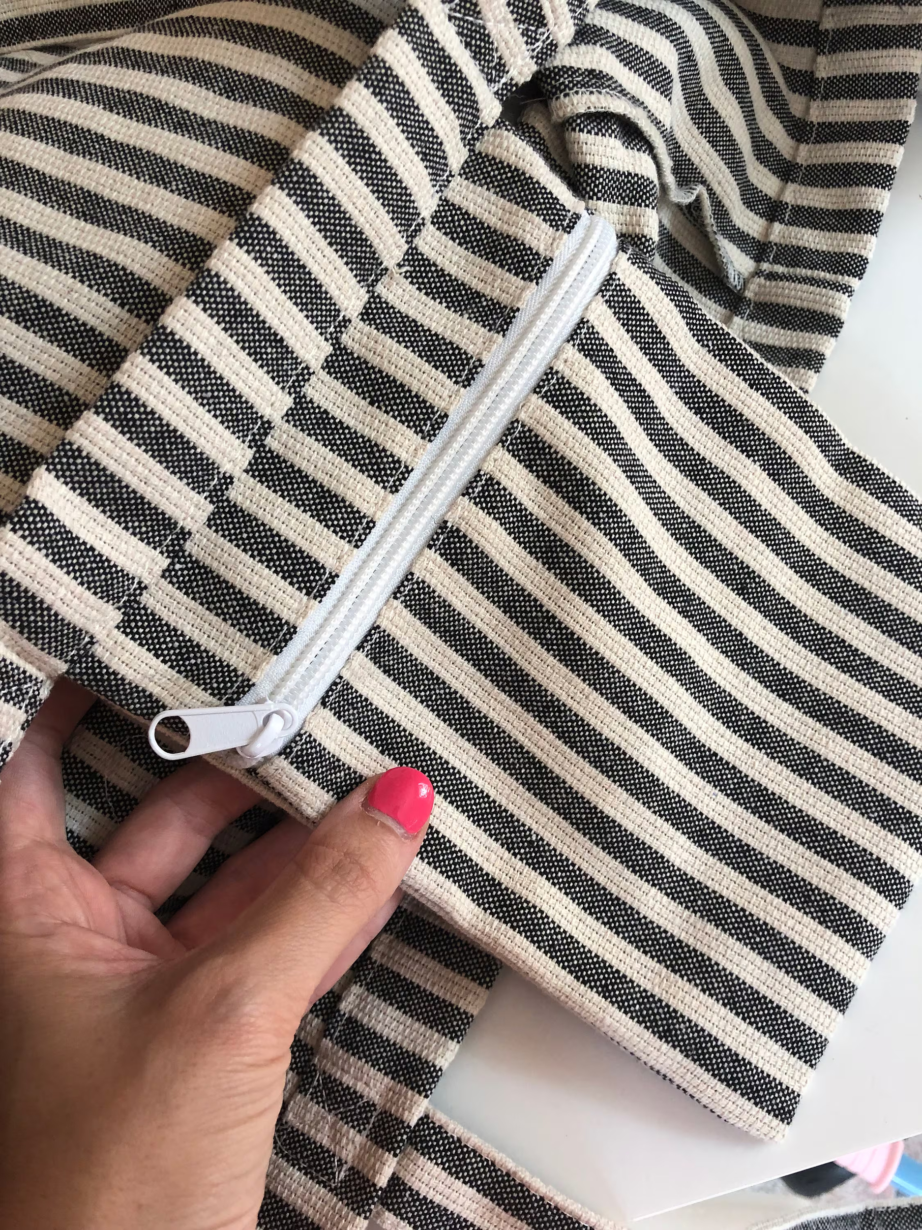 poche intérieure zippée sac de plage