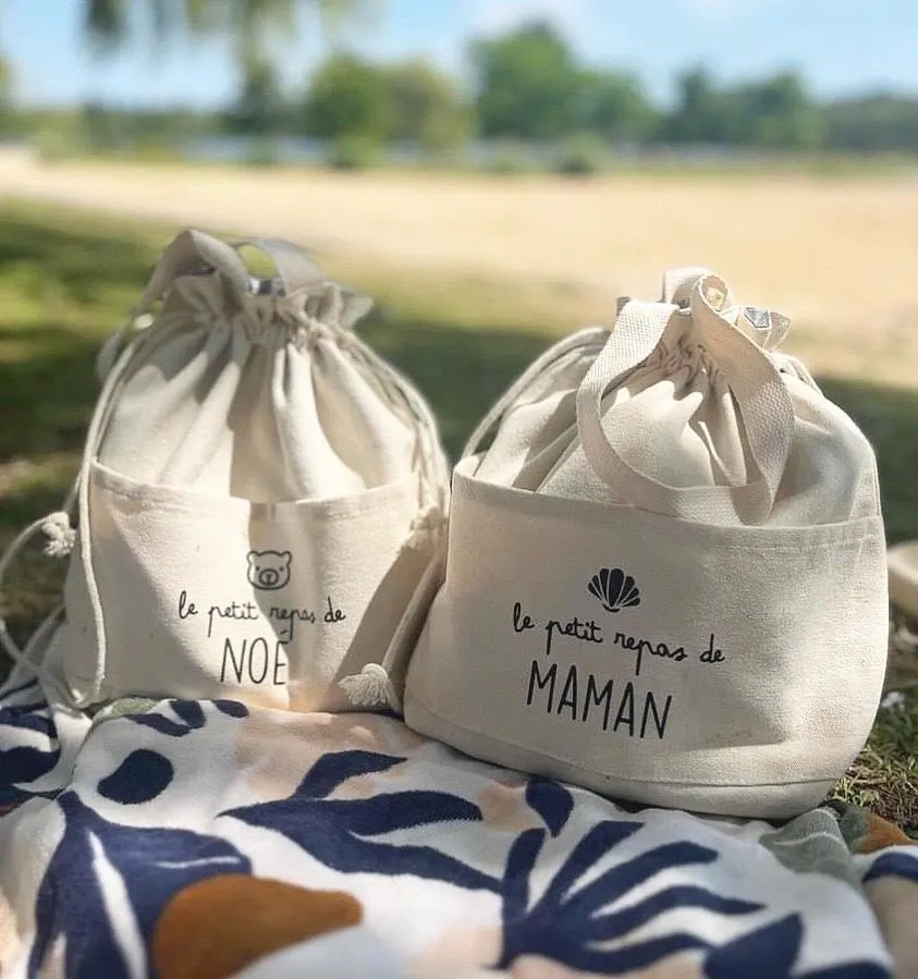 sac déjeuner à personnaliser avec symbole
