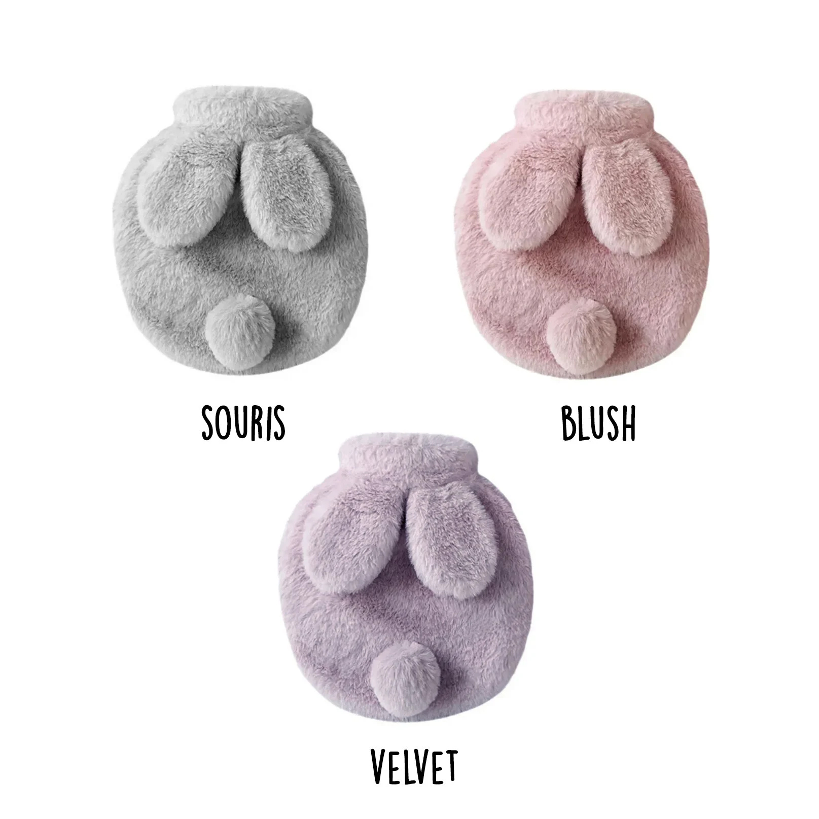 couleurs bouillottes lapin