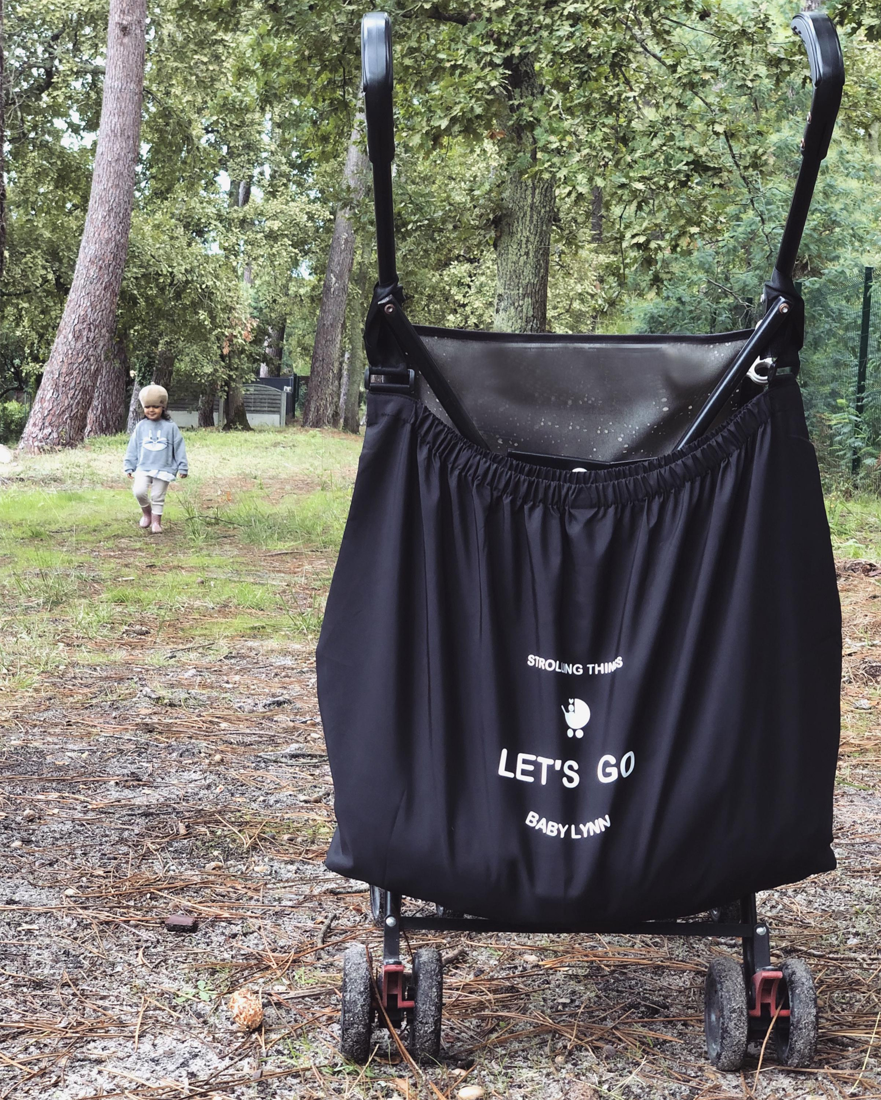 sac de courses suspendu poussette canne