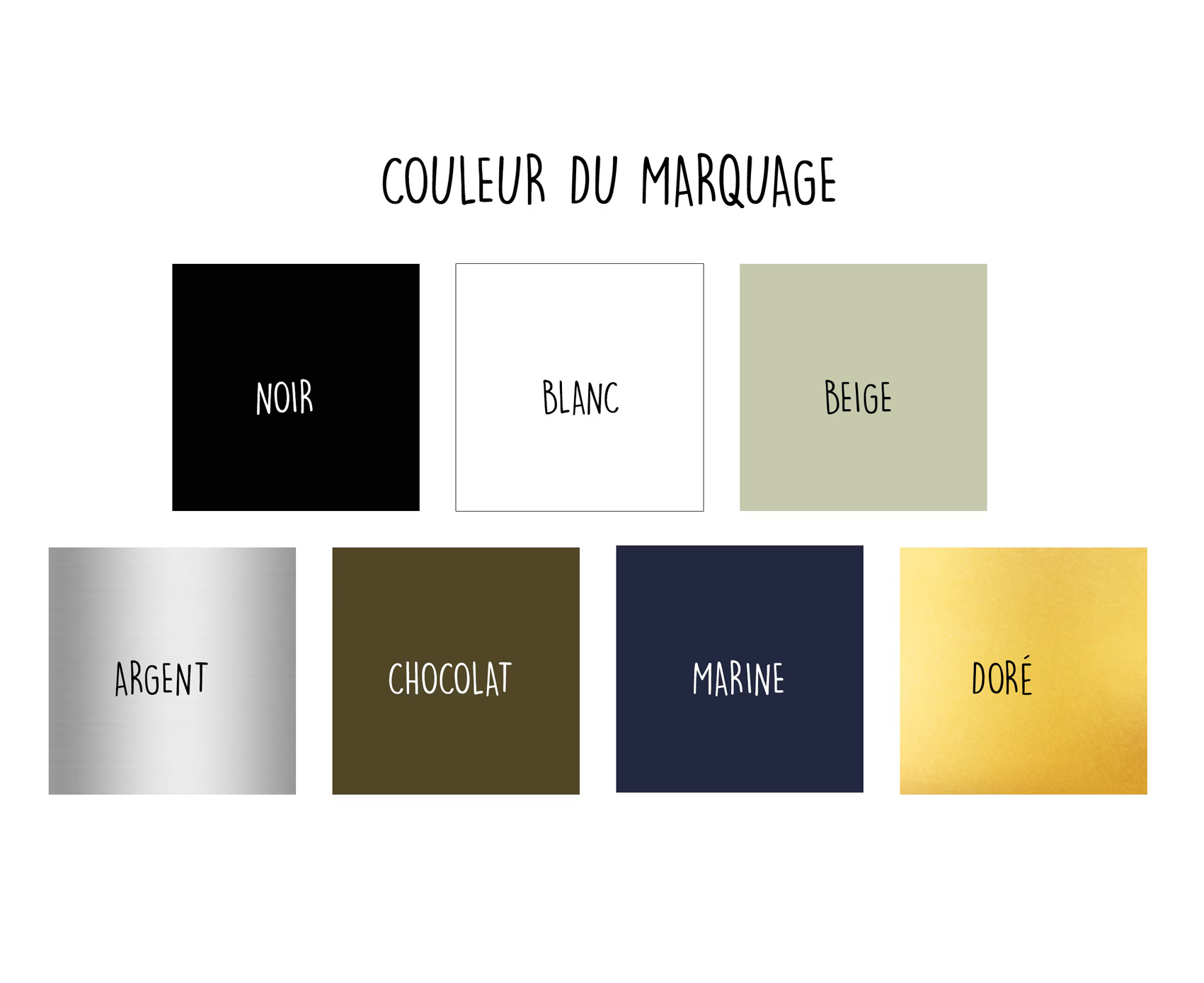 couleur inscription cartable ours