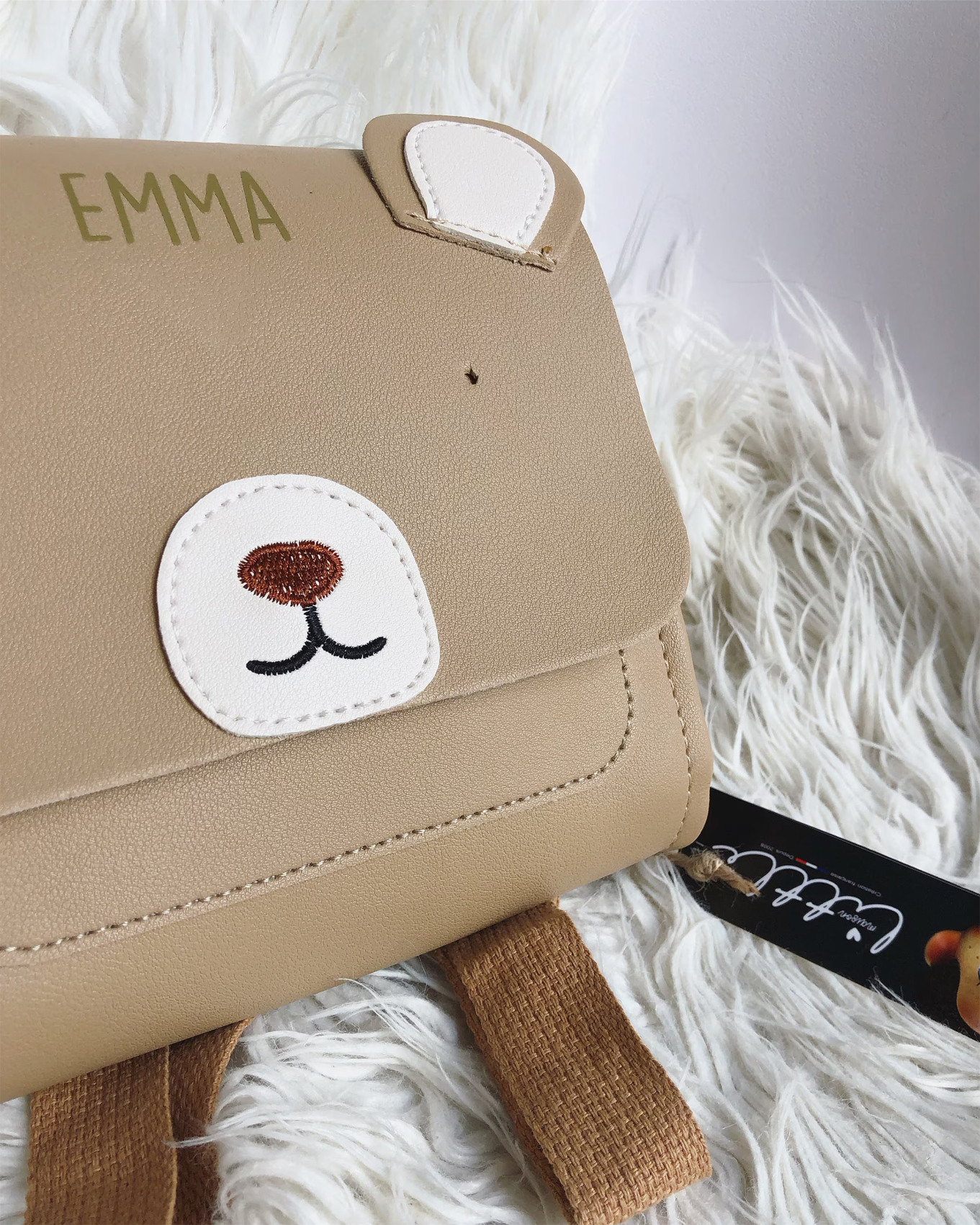 sac creche nounou prenom personnalise