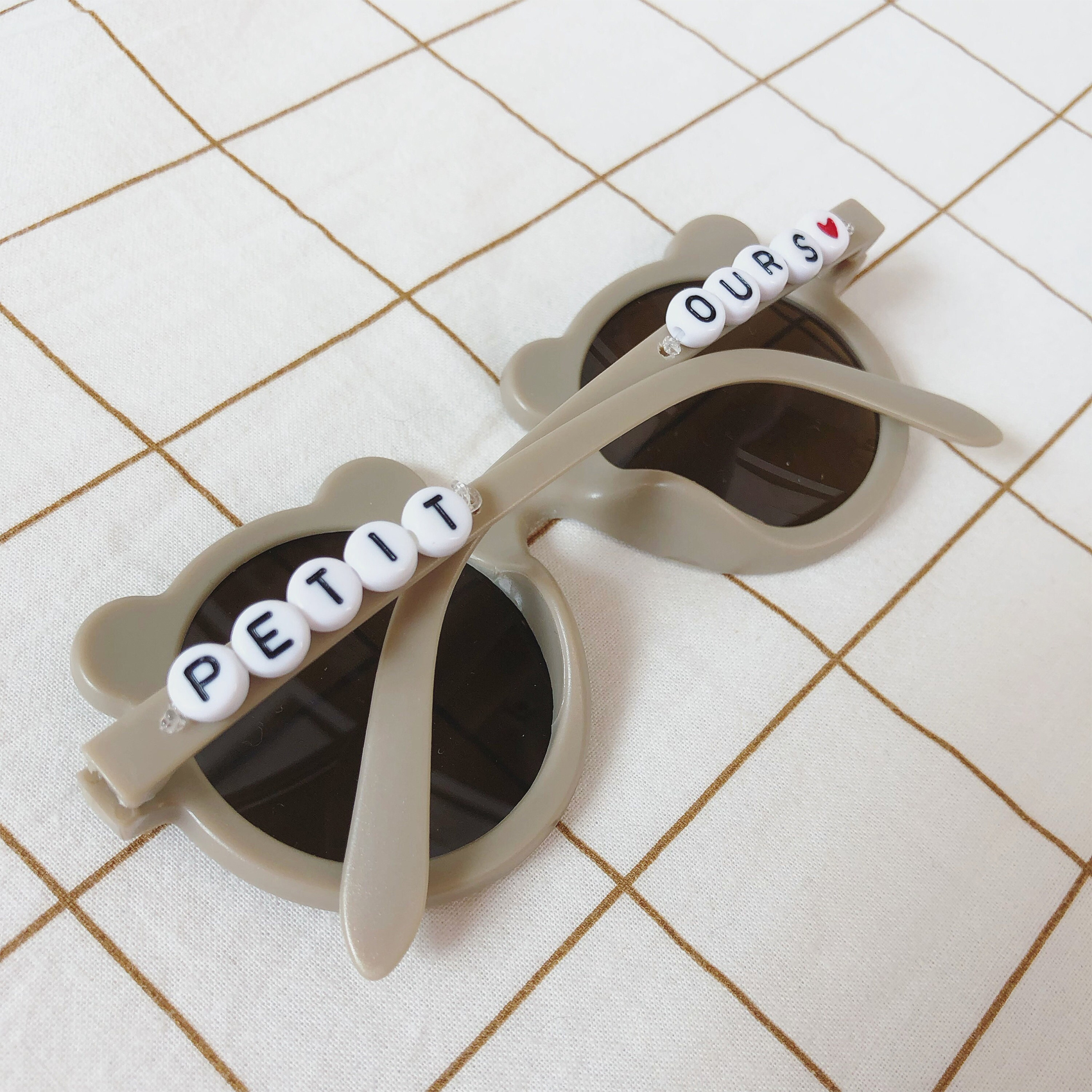 lunettes soleil bébé ours personnalisé