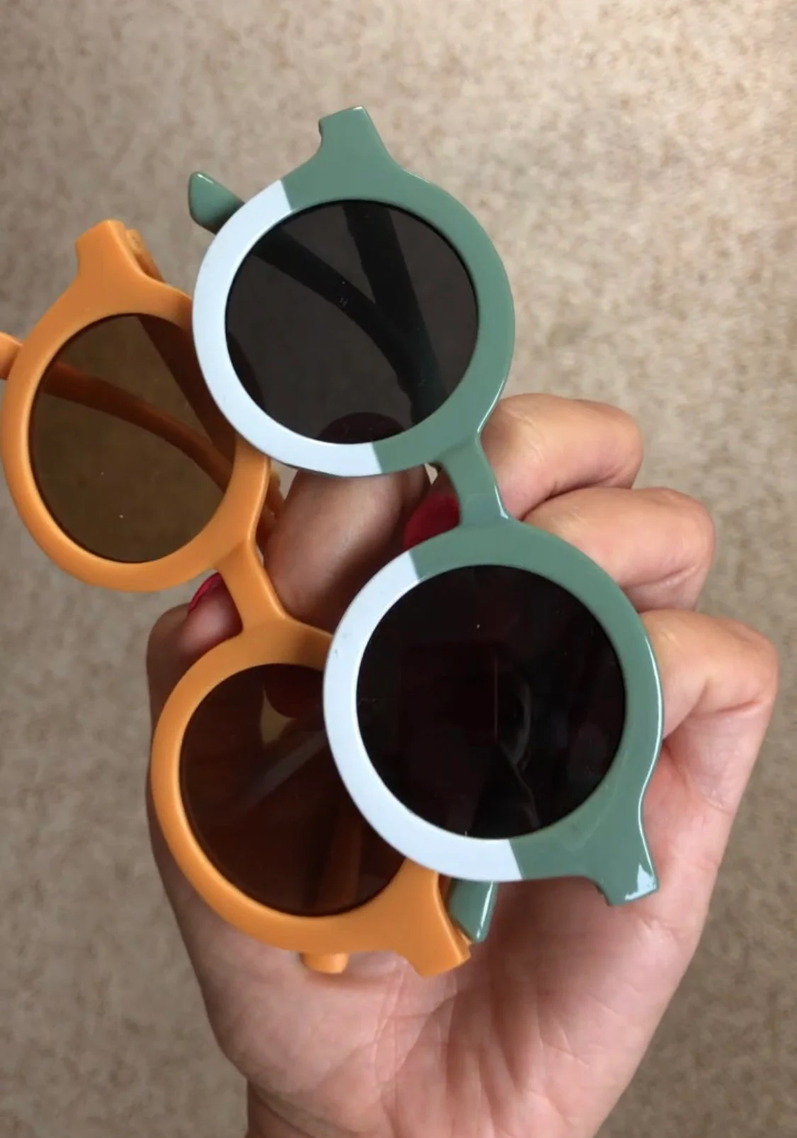 lunettes bicolores enfant