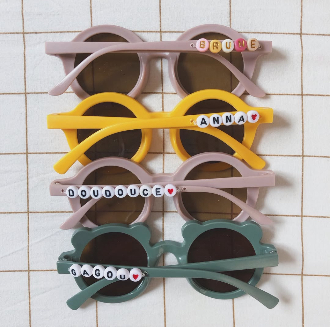 lunettes de soleil enfant personnalisées