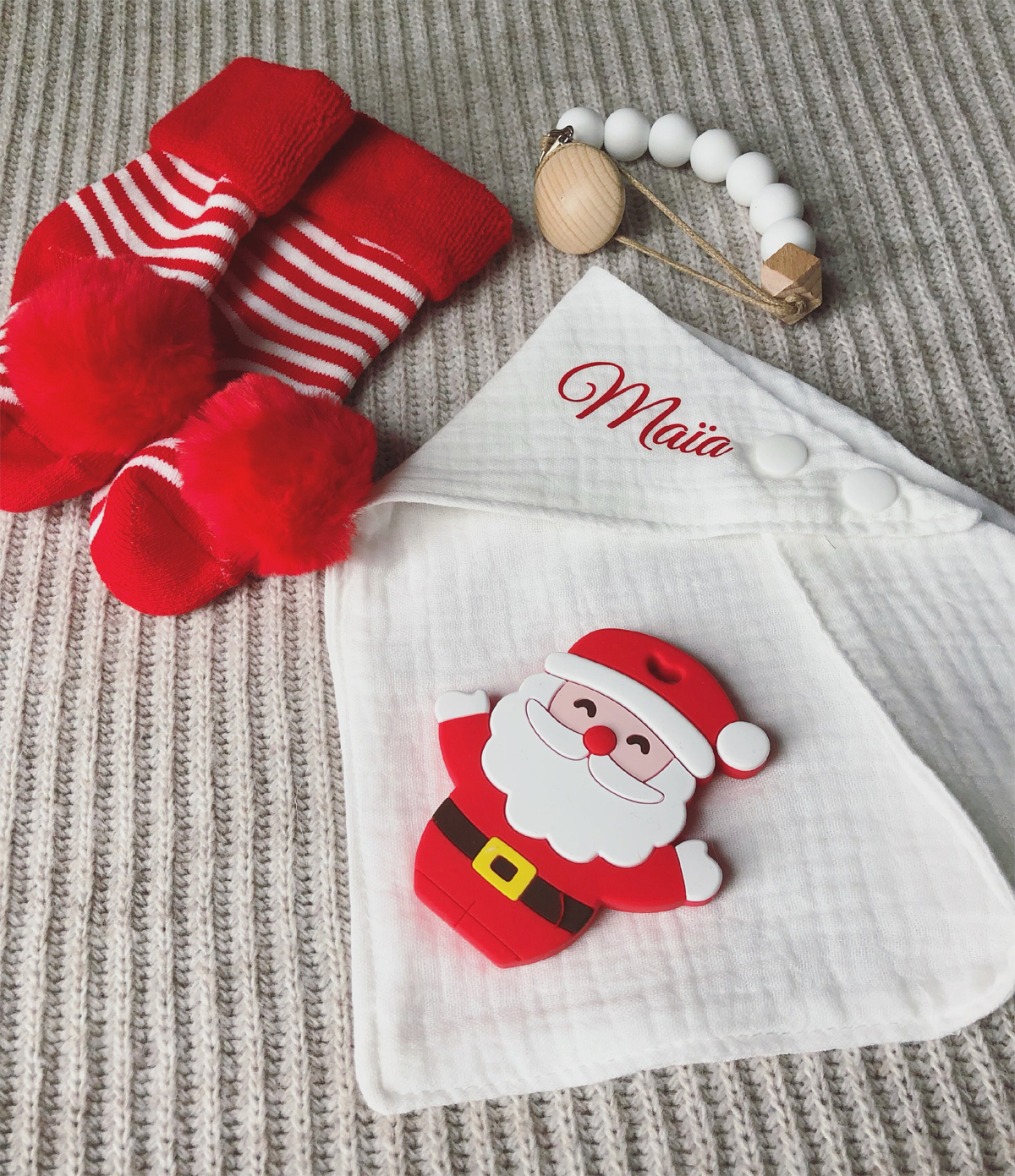 coffret bébé noël personnalisé