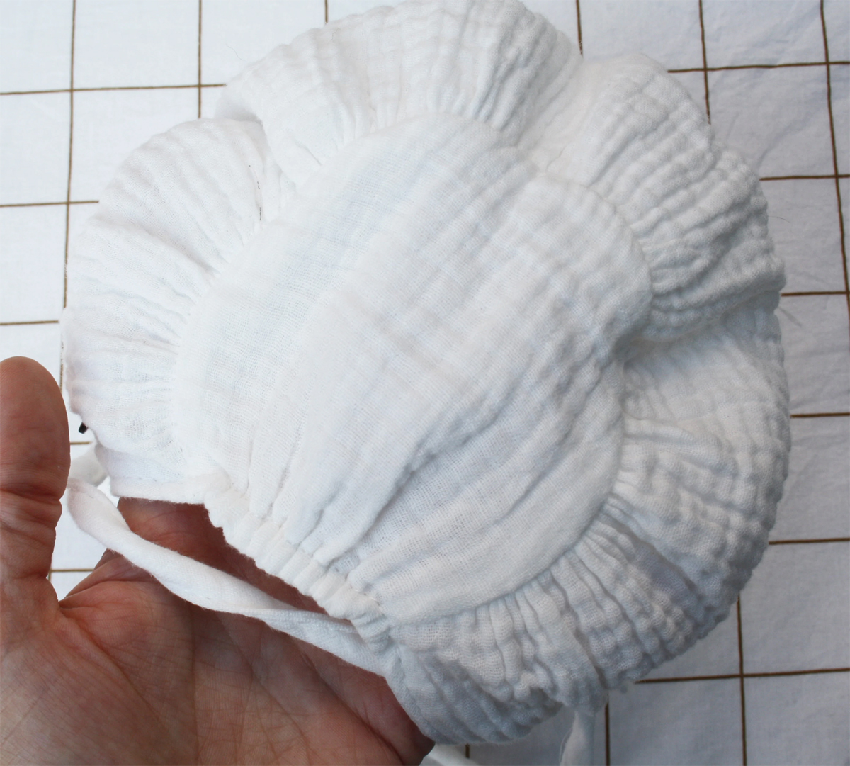 bonnet été double gaze perosnnalisé