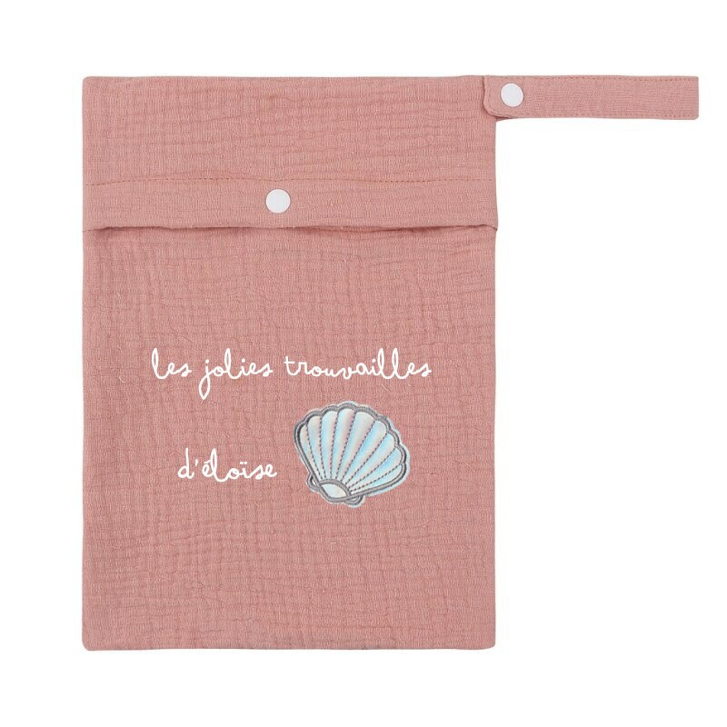 trousse double gaze cadeau naissance plage