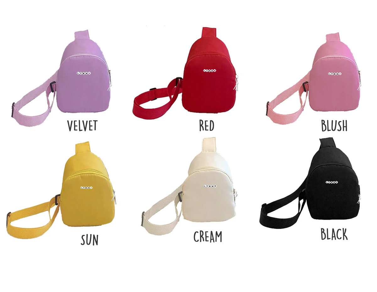 couleurs sac bandoulière personnalisé maison little