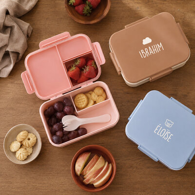 lunchbox-personnalisable-marron-bleu-rose-prenom