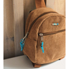 cartable maternelle velours camel bleu prenom perles