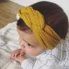 bandeau taille naissance tresse moutarde
