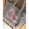 sac fourre tout marinière Mère Veilleuse rose fluo