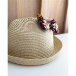 chapeau ete poour fille avec noeud