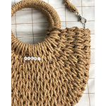 panier rond en osier personnalisable