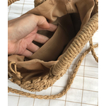 sac à main été à poignée ronde prénom perles