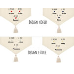 déco personnalisable tissu bébé