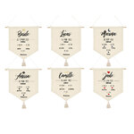couleurs fanion naissance Maison LITTLE