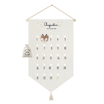 calendrier Noël personnalisé noir