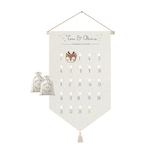 calendrier personnalisé doré