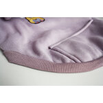 pull molleton parme chien poche kangourou