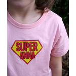 t-shirt-rose-super-heroine-enfant-prenom
