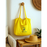 cabas-plage-jaune-texte-personnalisé-marine-viens-on-fait-rien