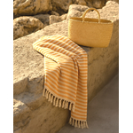 fouta-femme-personnalise-rayures-jaune-blanc-a-franges