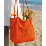totebag-plage-orange-texte-chocolat-personnalisable copy