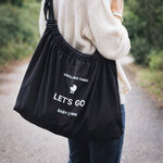sac personnalisé noir et blanc